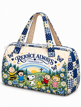Rejoice Always Personalized Quilted Duffle Bag