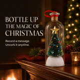 Record-a-Message Christmas Tree in a Bottle – Voice Keepsake