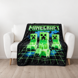 Creeper Galaxy Friends Throw Blanket