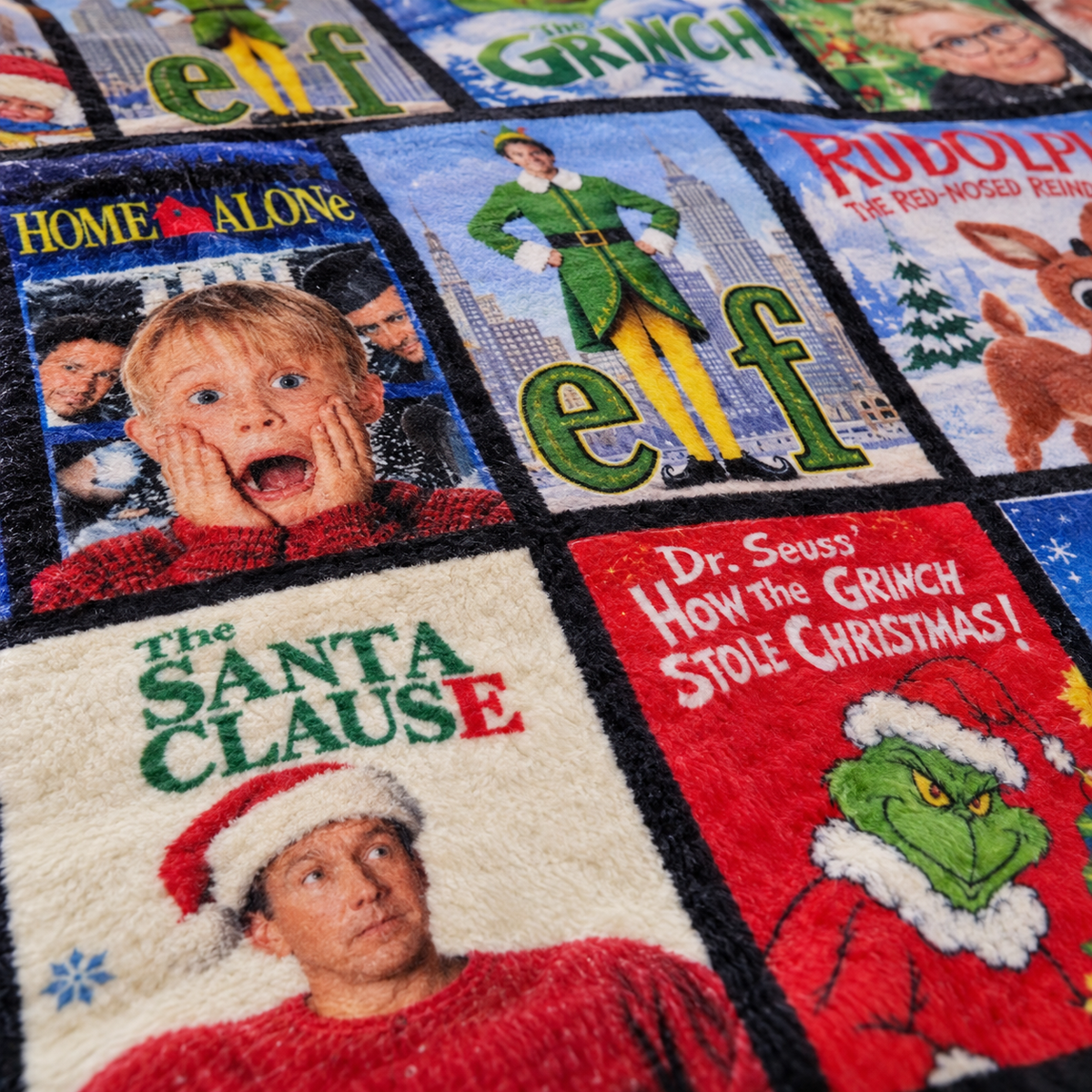 Classic Christmas Movie Memories Blanket