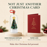 Record-a-Message Christmas Tree in a Bottle – Voice Keepsake