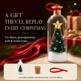Record-a-Message Christmas Tree in a Bottle – Voice Keepsake