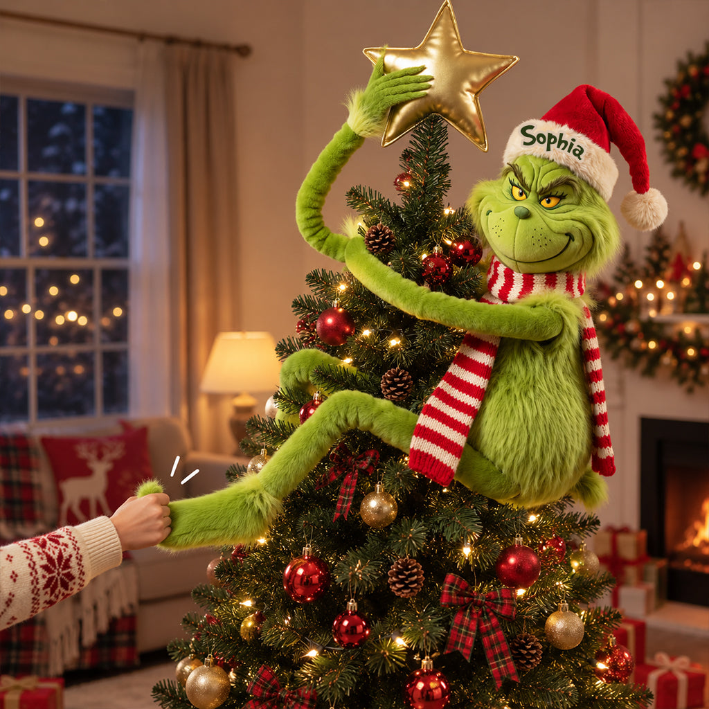 Funny Christmas Personalized Name Posable Plush Doll