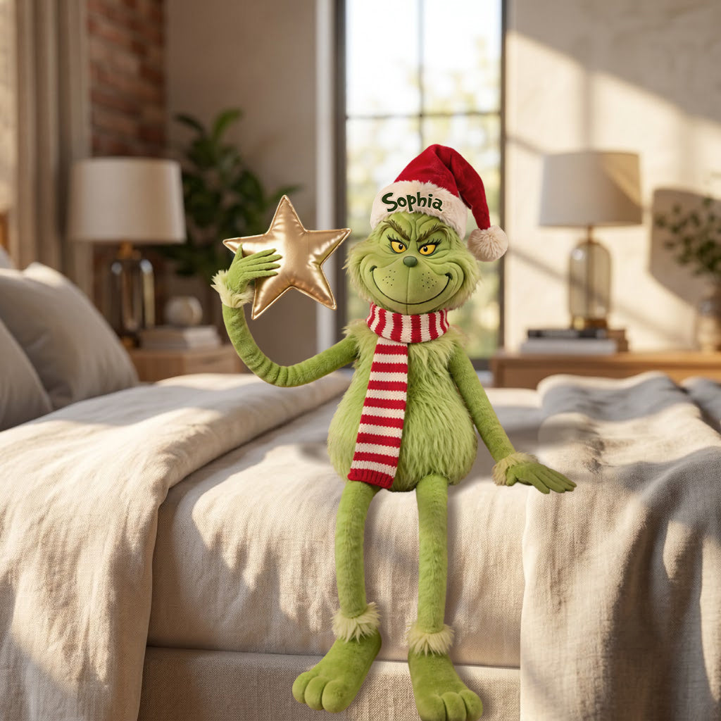 Funny Christmas Personalized Name Posable Plush Doll
