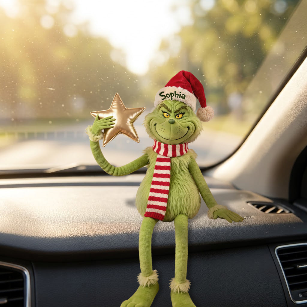 Funny Christmas Personalized Name Posable Plush Doll
