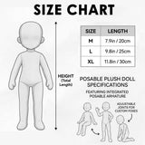 Funny Christmas Personalized Name Posable Plush Doll