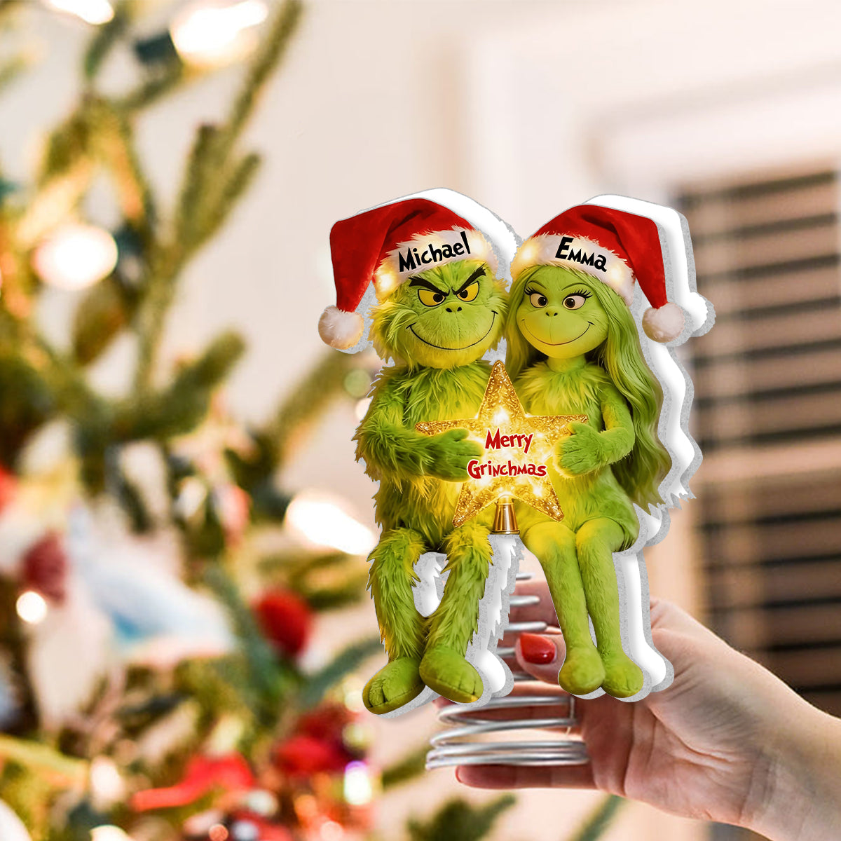I'm Yours Personalized Couple LED Light Tree Topper