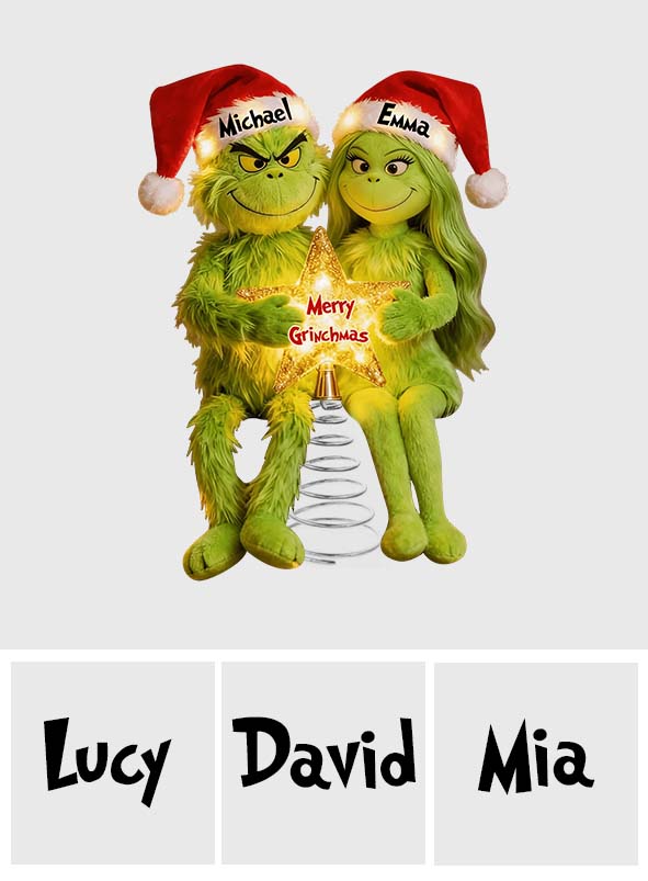 I'm Yours Personalized Couple LED Light Tree Topper