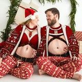 Santa Body Personalized Funny Ugly Christmas Sweatshirt