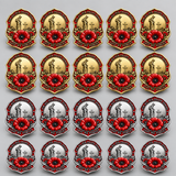 Fallen Heroes Red Poppy Brooch – Lest We Forget