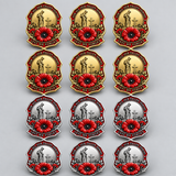 Fallen Heroes Red Poppy Brooch – Lest We Forget
