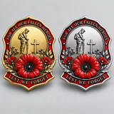 Fallen Heroes Red Poppy Brooch – Lest We Forget