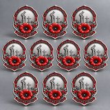 Fallen Heroes Red Poppy Brooch – Lest We Forget