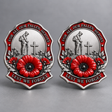 Fallen Heroes Red Poppy Brooch – Lest We Forget