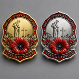 Fallen Heroes Red Poppy Brooch – Lest We Forget