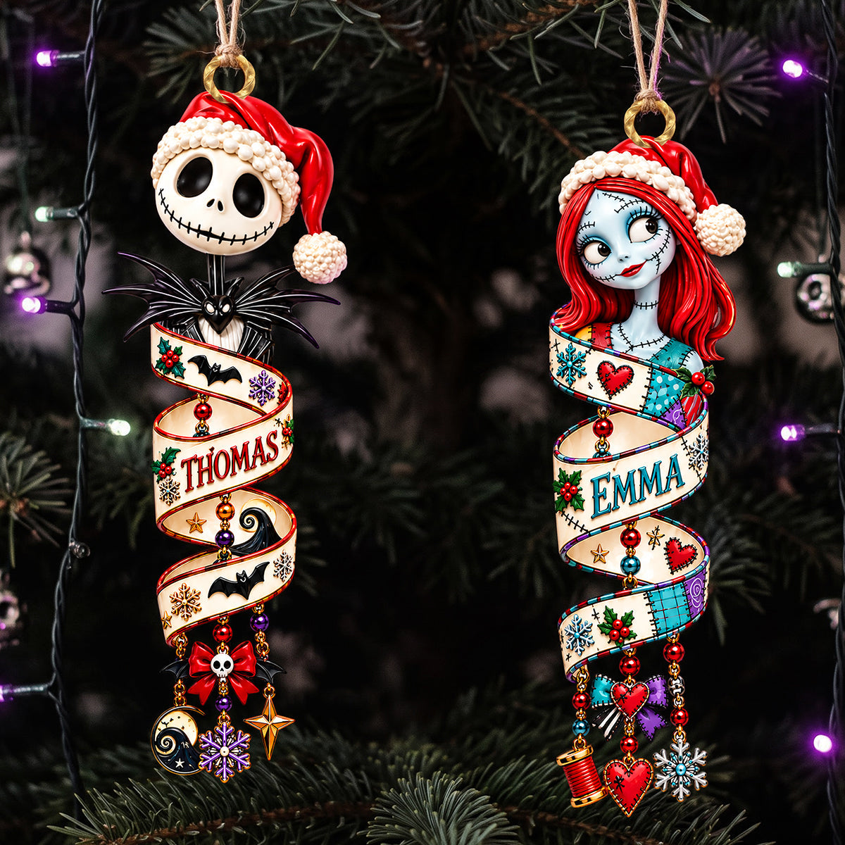 Spooky Festive Magic Personalized Acrylic Ornament