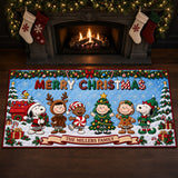 Merry Christmas Family Personalized Doormat