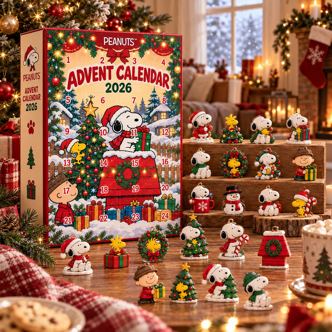 Holiday Friends Christmas Countdown Calendar 2026 – Box Advent Calendar - Gift For Movie Fans