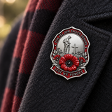 Fallen Heroes Red Poppy Brooch – Lest We Forget