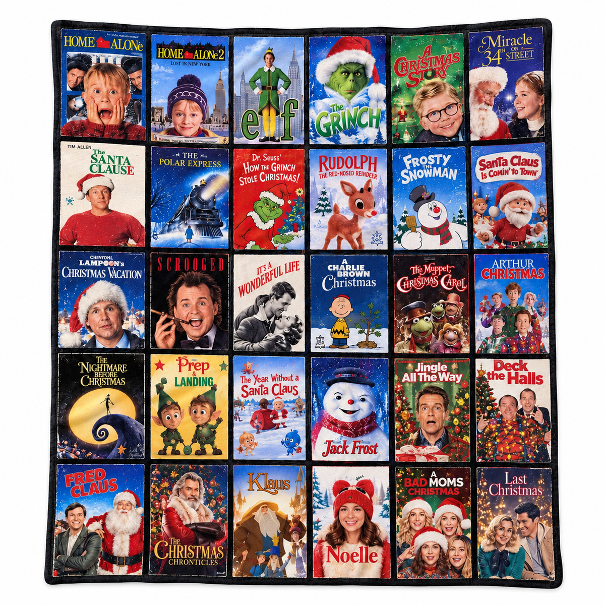 Classic Christmas Movie Memories Blanket