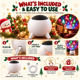 Christmas Galaxy Night Light Projector – Cozy Holiday Glow