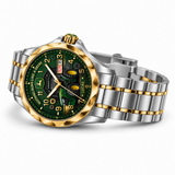 Green Tractor Heritage Watch - Personalized Men's Wrist Watch - Gift For Farmers