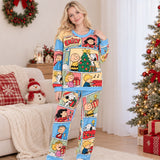 Nostalgic Comic Christmas Personalized Family Pajamas