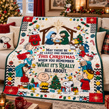 Remember What It's About Nativity Personalized Blanket