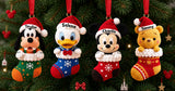Knitted Characters Christmas Stocking Personalized Ornament
