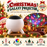 Christmas Galaxy Night Light Projector – Cozy Holiday Glow