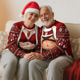 Santa Body Personalized Funny Ugly Christmas Sweatshirt
