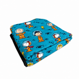 Little Space Explorers Moon Mission Adventure Throw Blanket
