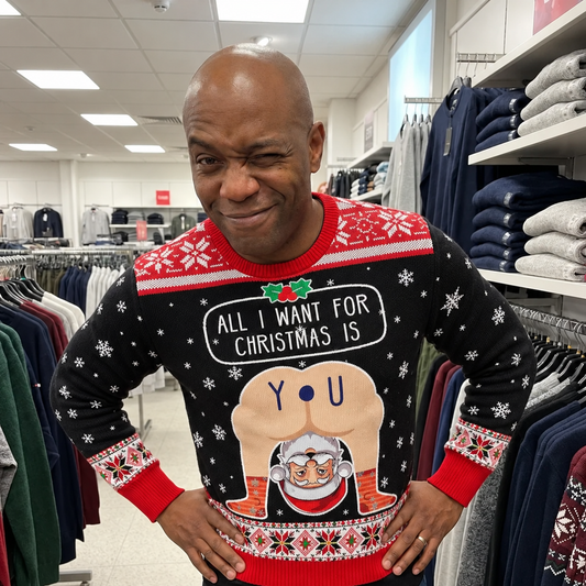 All I Want - Funny Christmas Ugly Sweatshirt