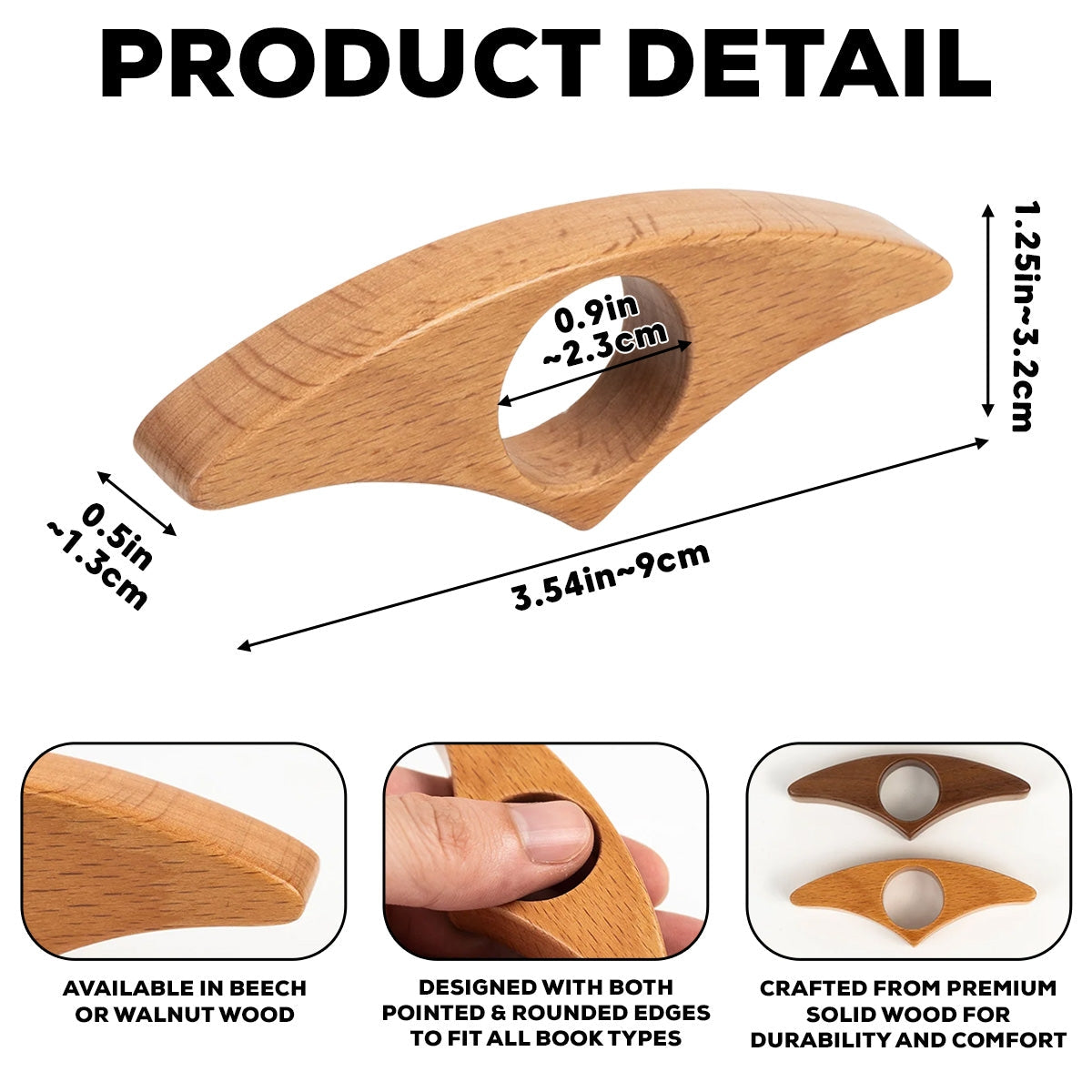 Personalized Wooden Book Page Holder – Just One More Page