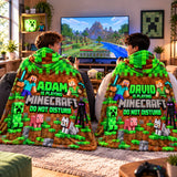 Do Not Disturb Gamer Personalized Hooded Blanket