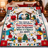 Remember What It's About Nativity Personalized Blanket