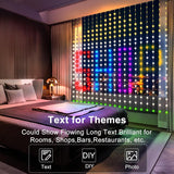 Smart Pixel Christmas Curtain Lights – 400 RGB LEDs, App Control