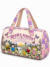 Rejoice Always Personalized Quilted Duffle Bag