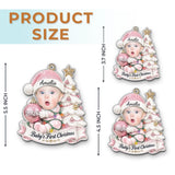 Personalized Baby's First Christmas Photo Ornament – Little Hands, Big Love