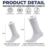 Personalized book lover crew socks – Sorry I'm Booked