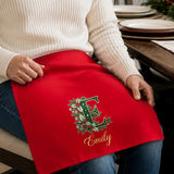 Personalized Christmas Cotton Napkins – Gather & Be Merry Monogram