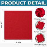 Personalized Christmas Cotton Napkins – Gather & Be Merry Monogram