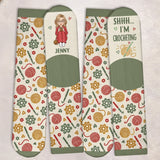 Personalized Crochet Crew Socks – Sorry, I'm Hooked