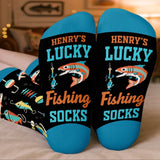 Personalized Fishing Crew Socks – Hooked For Life