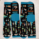 Personalized Fishing Crew Socks – Hooked For Life