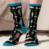 Personalized Fishing Crew Socks – Hooked For Life