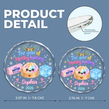 Personalized Squishy Glass Ornament – Merry Squishy Moments