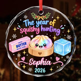 Personalized Squishy Glass Ornament – Merry Squishy Moments