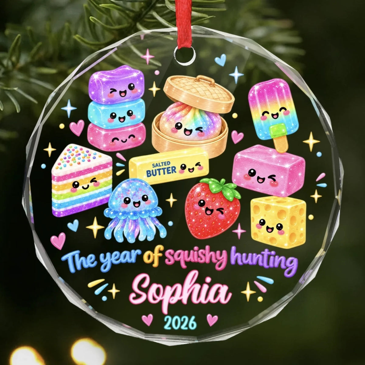 Personalized Squishy Glass Ornament – Cute Finds, Happy Vibes