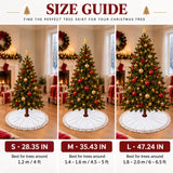 Personalized Family Name Christmas Tree Skirt – Cozy Christmas, Family Style